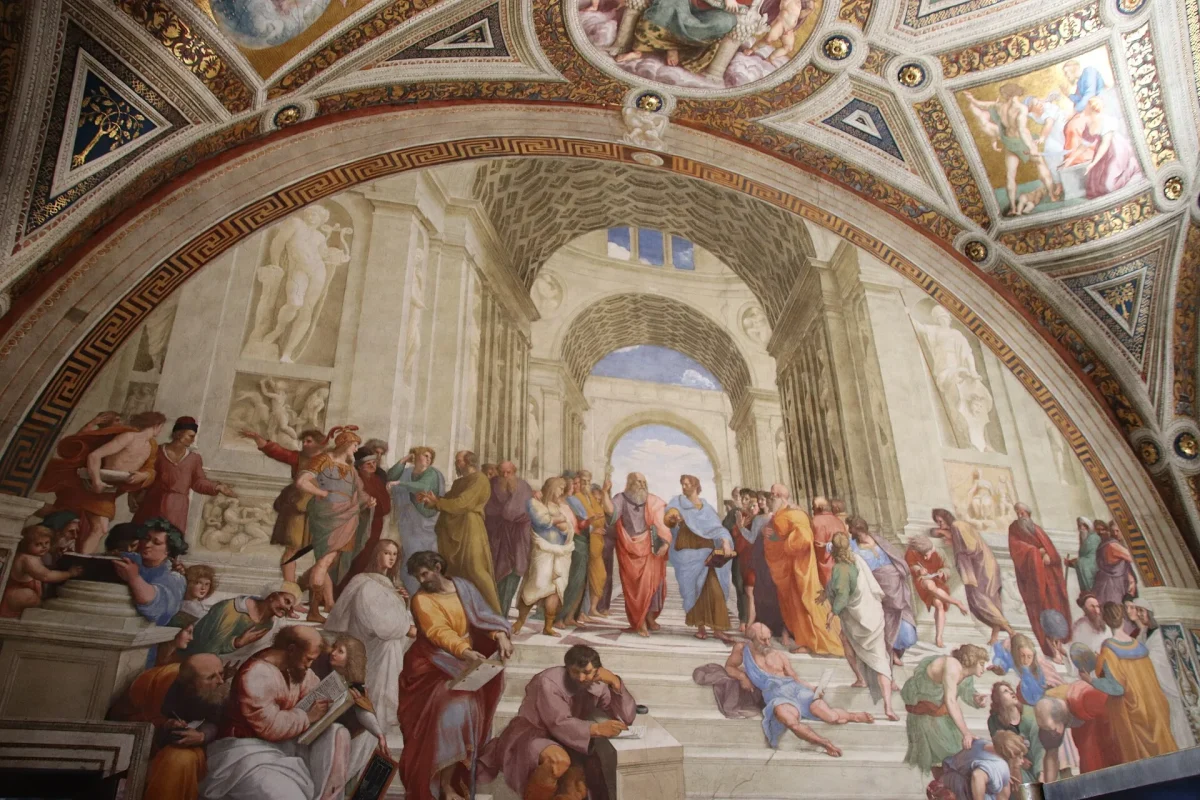 Raffaello’nun Atina Okulu freskosu