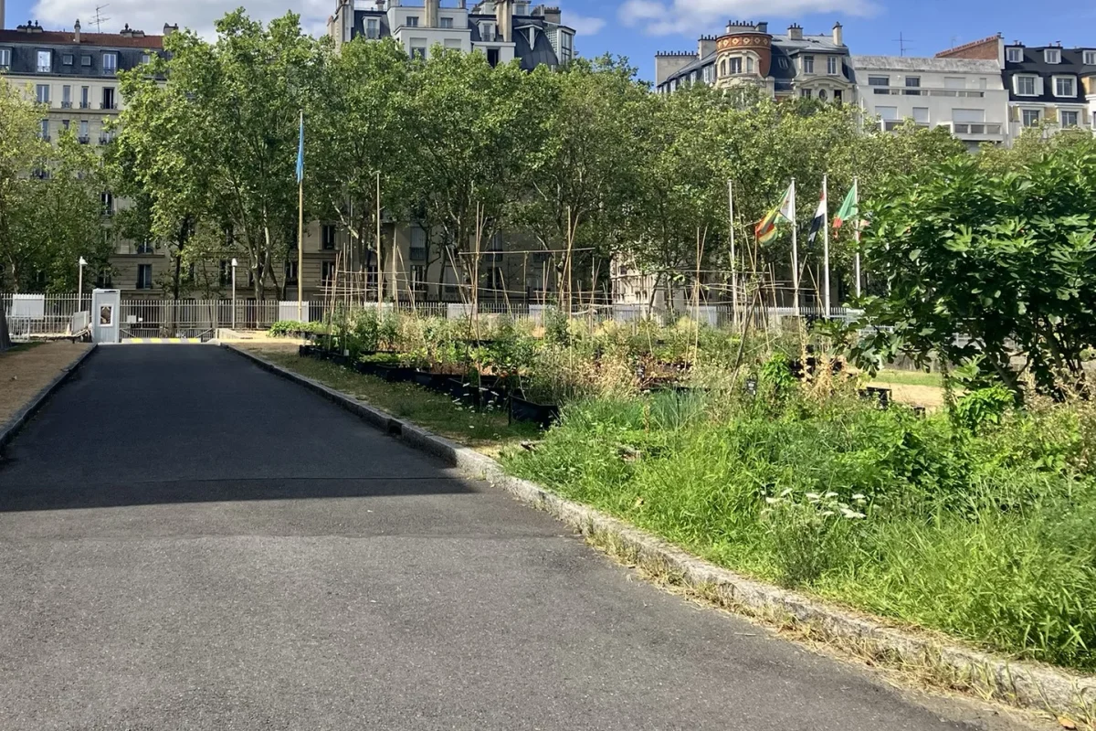 Paris’teki UNESCO genel merkezinin girişi