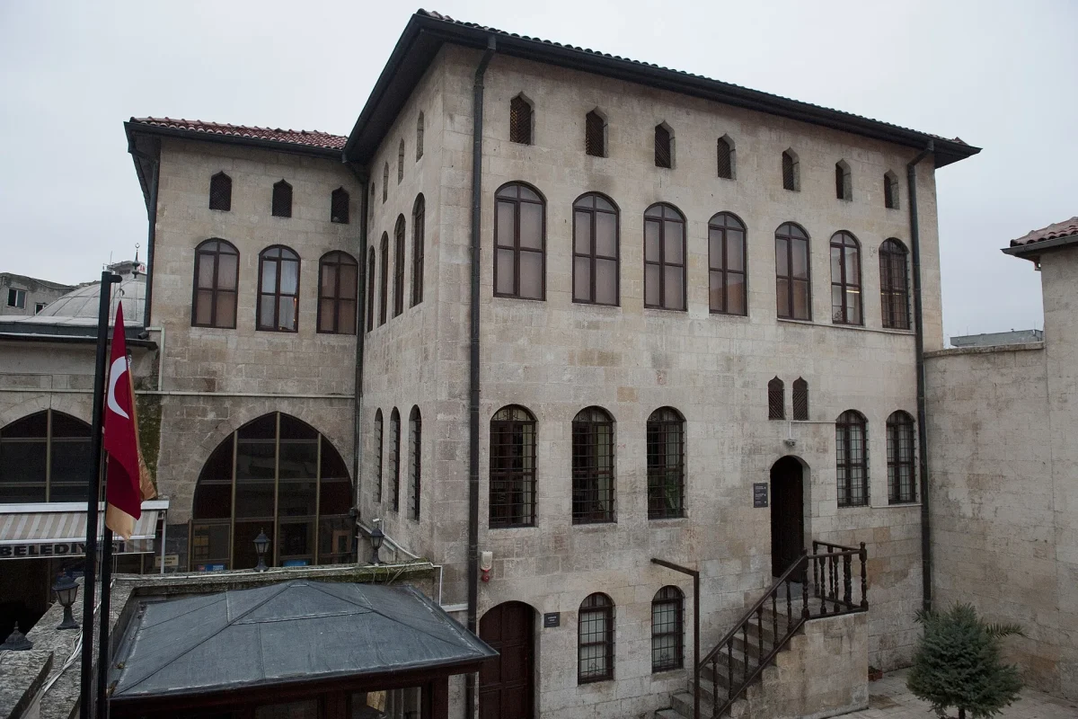 Gaziantep Mevlevihanesi’nin avlusu